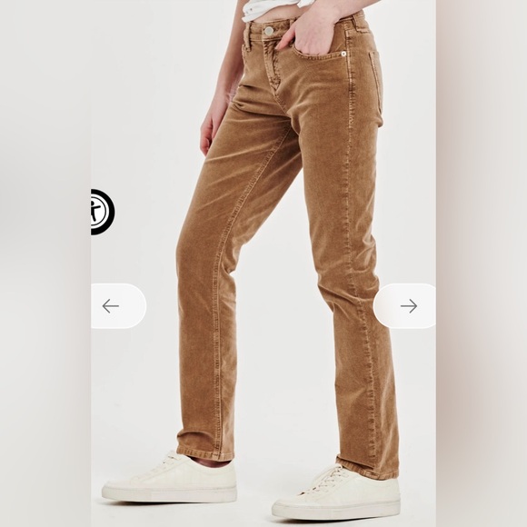 DEAR JOHN Blair Straight Leg Pant In Color-Shell - Picture 3 of 15